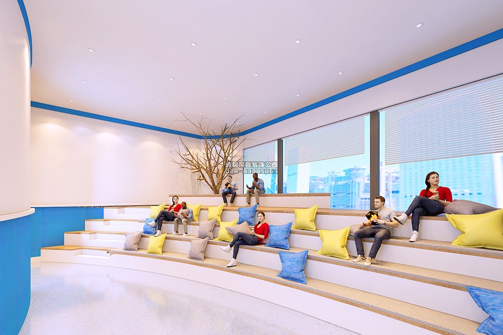 成都菲德爾少兒英語教育機構(gòu)學(xué)習(xí)室裝修效果圖