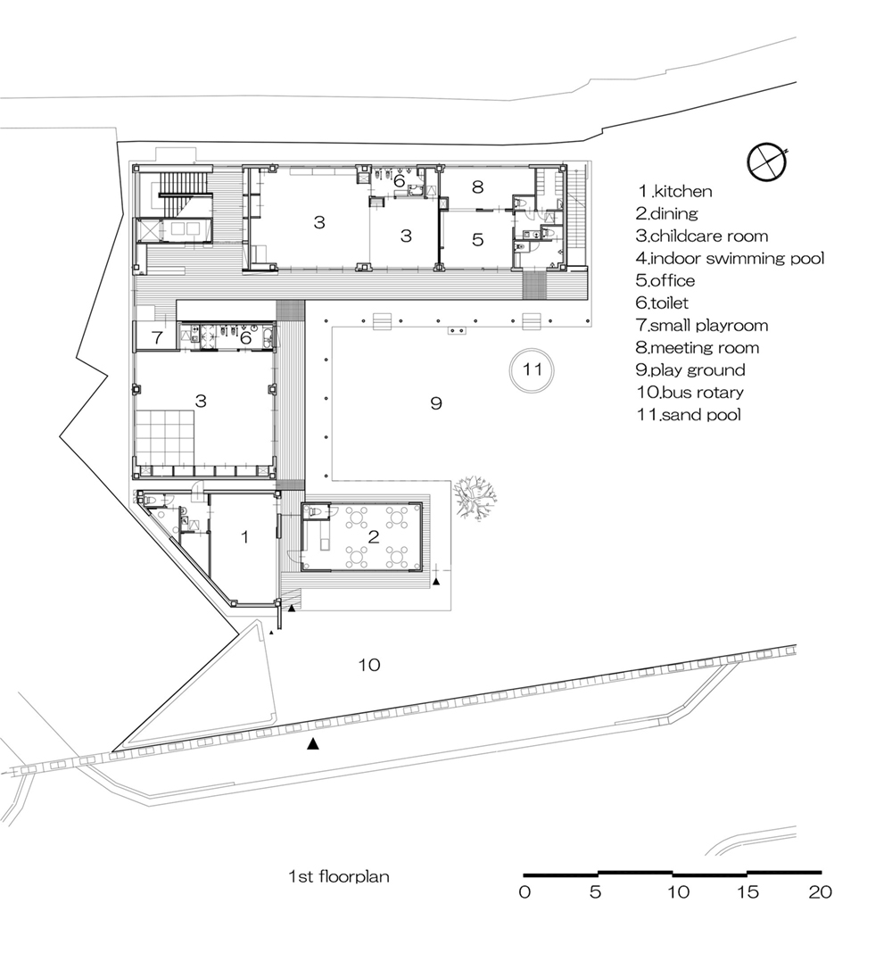早教機構(gòu)平面布置施工圖