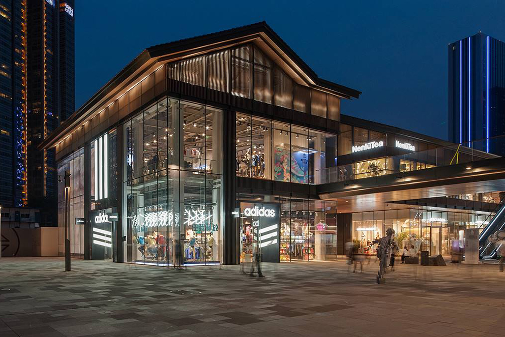 成都太古里步行街實體店設(shè)計參考圖